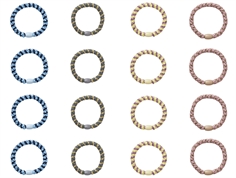 Name It cornflower blue/dusty olive/pastel yellow/winsome orchid hair ties (16-pack)